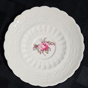 Vintage Copeland Spode Jewel Billingsley Rose Saucer Plate - Made in England